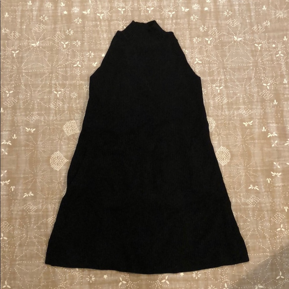 Black Knit Gianni Bini Mock Neck Dress